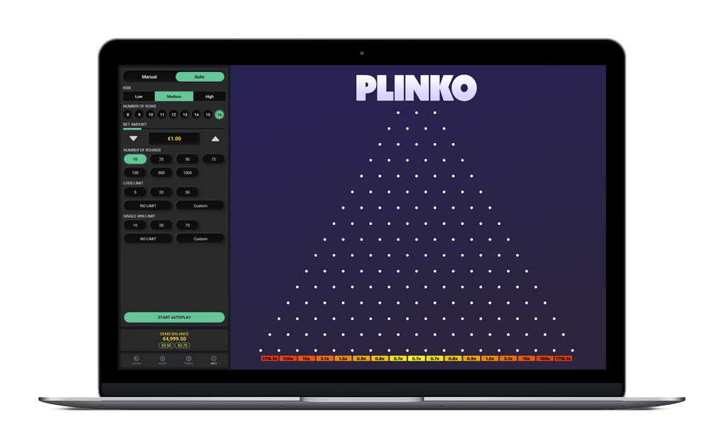 Videohra v kasinu Plinko ᐉ Hrajte o skutečné peníze ᐉ Pobídka 2 500 $!